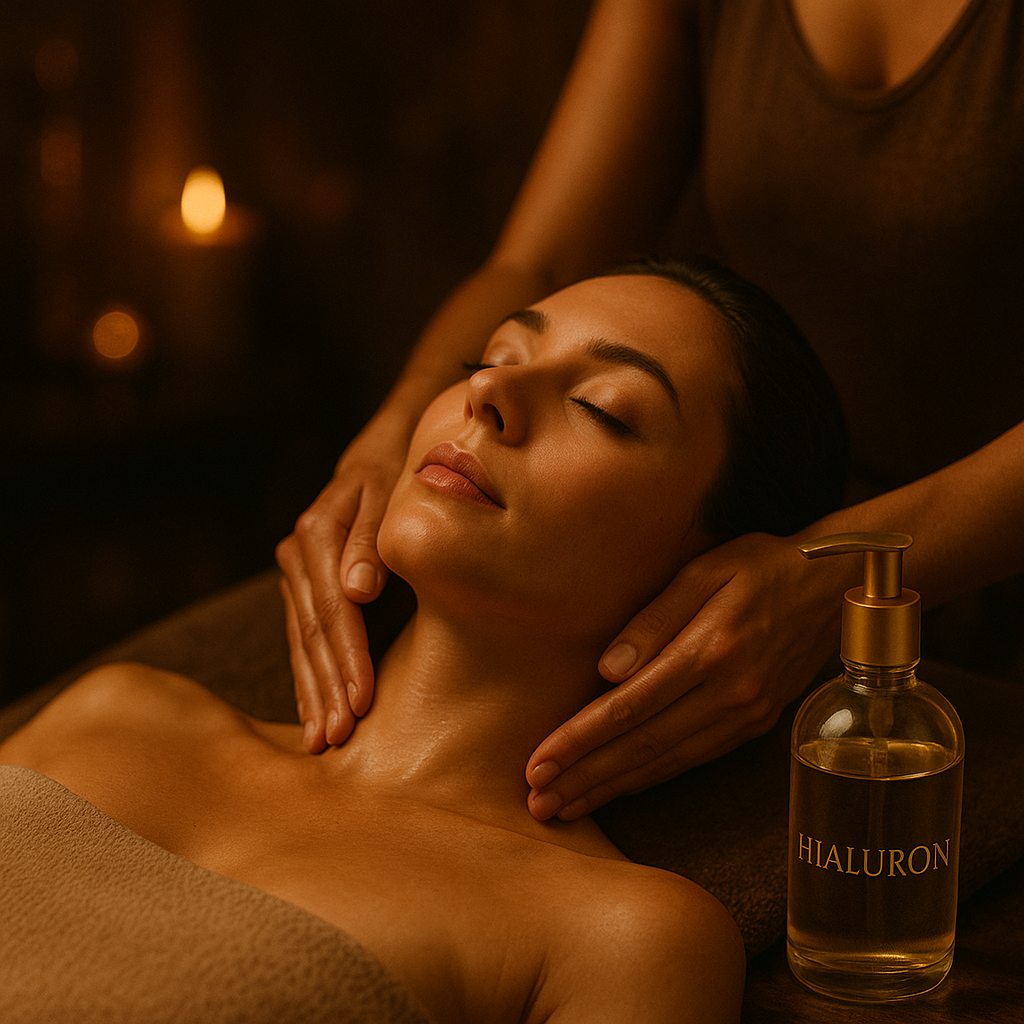 Hialuronsavas arc- és dekoltázsmasszázs